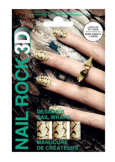 Nail Rock Glister Gold Nail Wraps