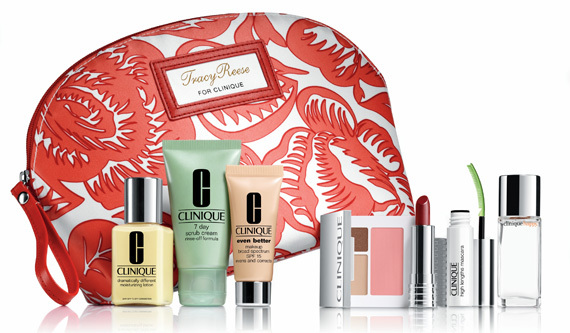 Clinique Tracy Reese beauty bag