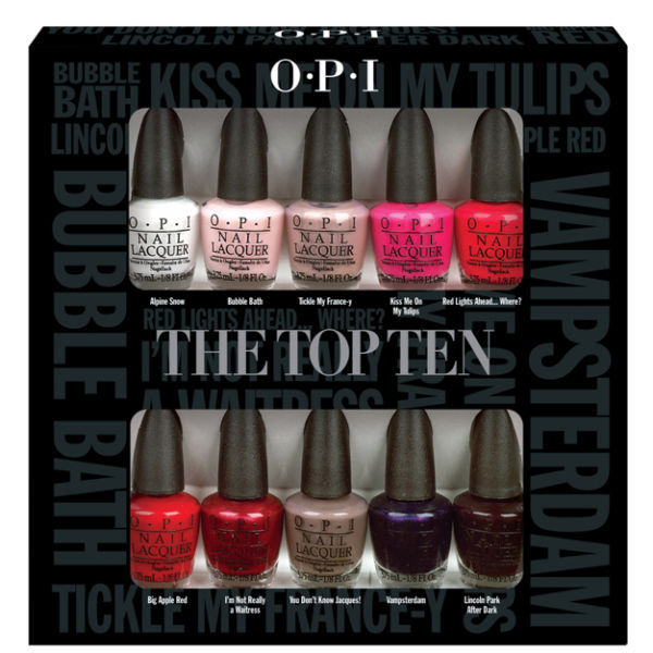 OPI Top Ten Mini Pack