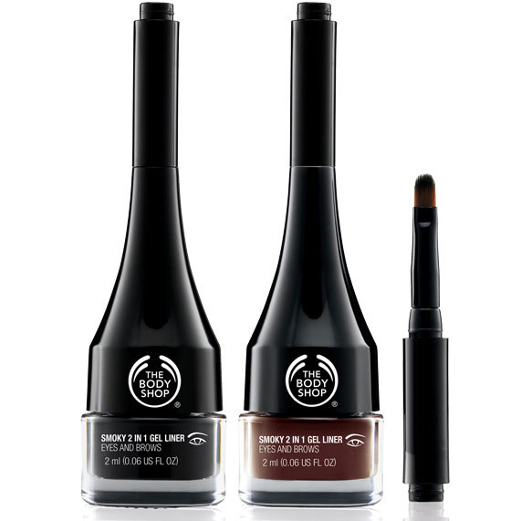 The Body Shop Smoky 2 in 1 Gel Liner for Eyes and Brows