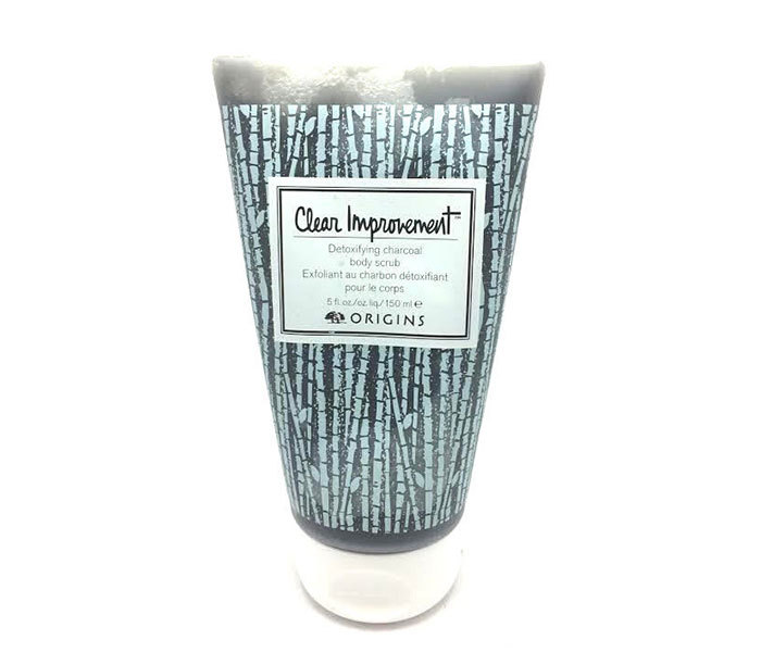 Origins Detoxifying Charcoal Body Scrub Bath & Body BeautyAlmanac