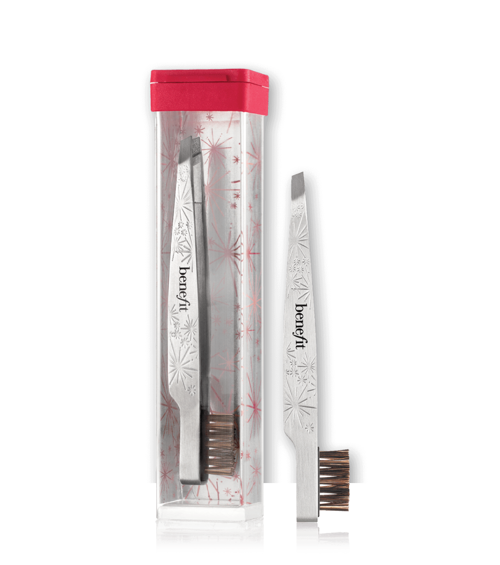 benefit brow grooming tweezer & brush