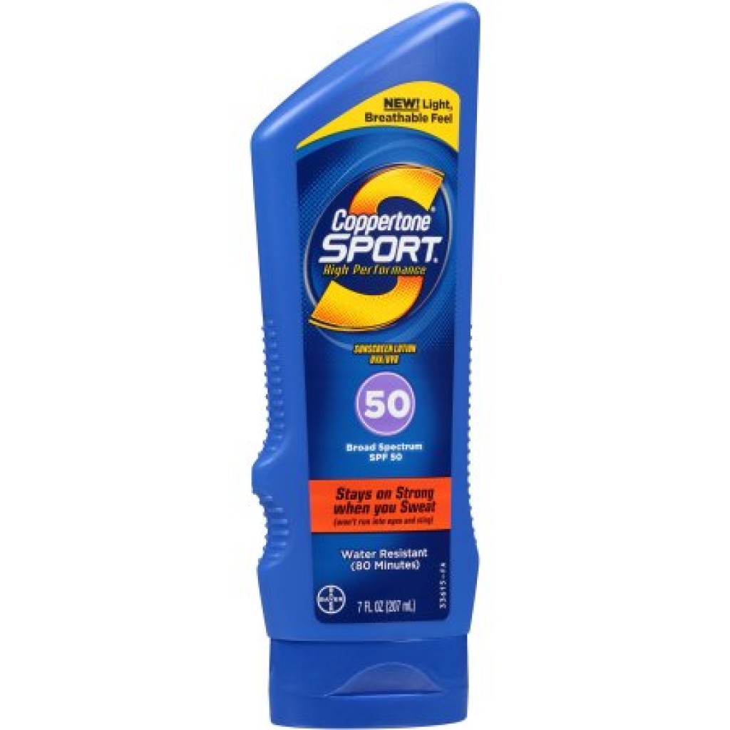 Coppertone Sport Sunscreen Lotion, SPF 50
