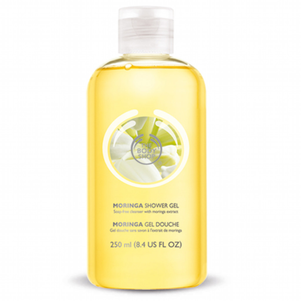 Body Shop Moringa Shower Gel Bath & Body BeautyAlmanac