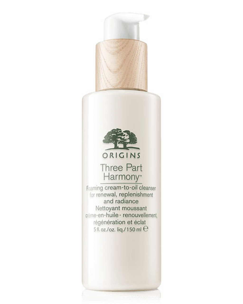 Origins Three Part Harmony Foaming Cream-to-Oil Cleanser
