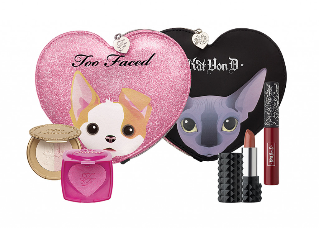 Too Faced Kat Von D Better Together Cheek & Lip Makeup Bag Set
