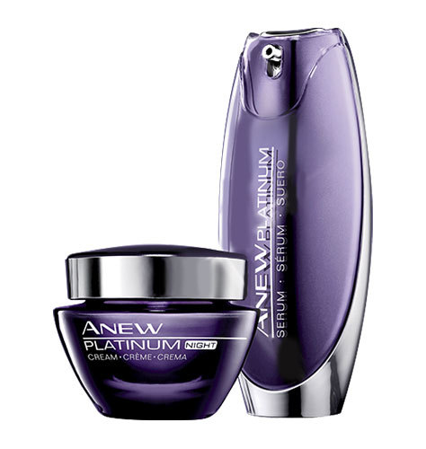 Avon ANEW PLATINUM Night Cream & Serum Duo