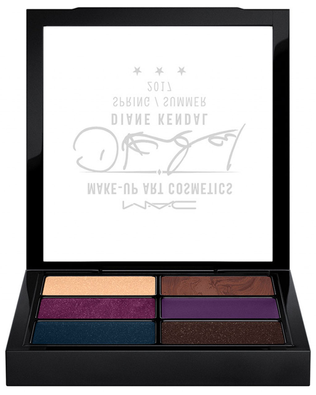 MAC Diane Kendal Glamourize Me / Cream Colour Shadow X 6
