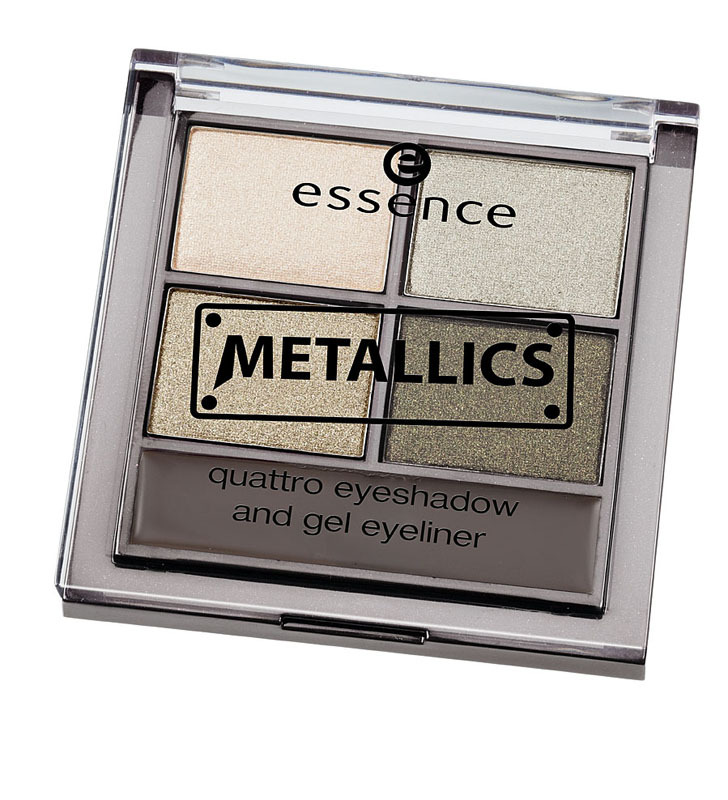 Essence Metallics Quattro Eyeshadow with Gel Eyeliner