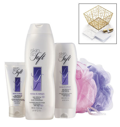 Avon SKIN SO SOFT Renew & Refresh Gift Set