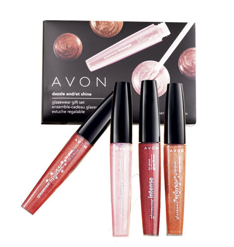 Avon 4-Piece Dazzle and Shine GLAZEWEAR Gift Set