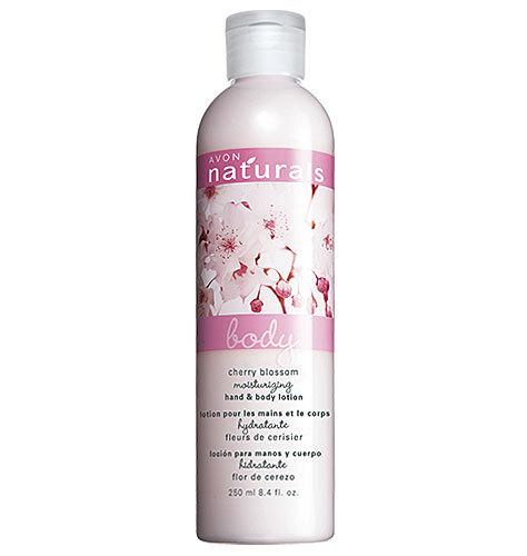 Avon Naturals Cherry Blossom Moisturizing Hand Body Lotion Skin Care