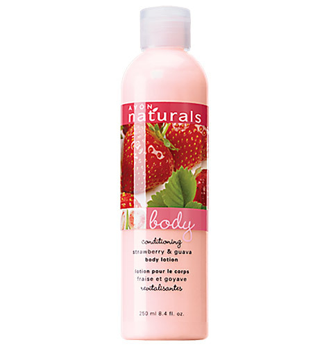 Avon NATURALS Strawberry & Guava Body Lotion