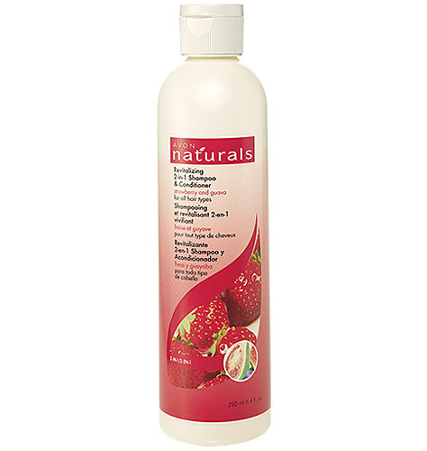 Avon NATURALS Strawberry & Guava Revitalizing 2-in-1 Shampoo & Conditioner