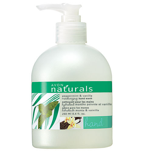 Avon NATURALS Peppermint & Vanilla Moisturizing Hand Wash