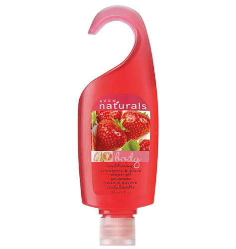 Avon NATURALS Strawberry & Guava Shower Gel