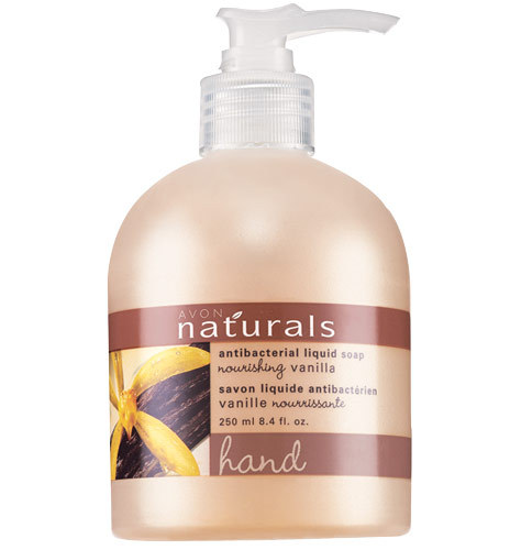 Avon NATURALS Vanilla Antibacterial Liquid Hand Soap