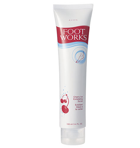 Avon Foot Works Cherry Ice Exfoliating Scrub