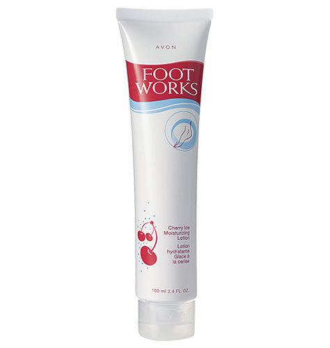 Avon Foot Works Cherry Ice Moisturizing Lotion