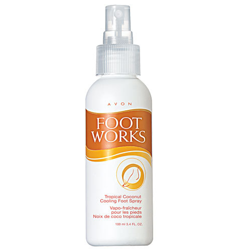 Avon Foot Works Tropical Coconut Cooling Foot Spray