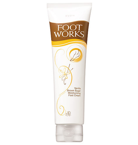 Avon Foot Works Vanilla & Brown Sugar Moisturizing Foot Cream