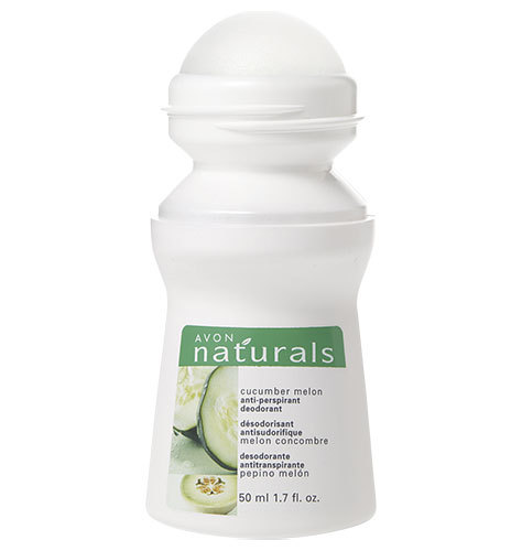 Avon NATURALS Cucumber Melon Roll-On Anti-Perspirant Deodorant