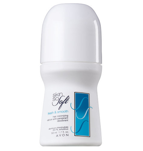 Avon SKIN SO SOFT Fresh & Smooth Hair Minimizing Roll-On Anti-Perspirant Deodorant