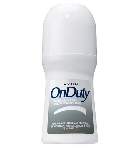Avon On Duty Unscented Bonus-Size Roll-On Anti-Perspirant Deodorant