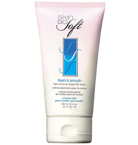 Avon SKIN SO SOFT Fresh & Smooth Sensitive Skin Hair Removal Cream for Body