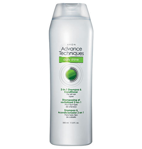 Avon ADVANCE TECHNIQUES Daily Shine 2-in-1 Shampoo & Conditioner