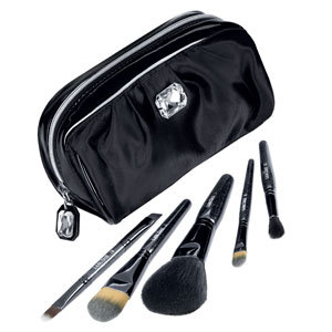 Lancôme HOLIDAY DELUXE BRUSH SET & MAKEUP CASE.