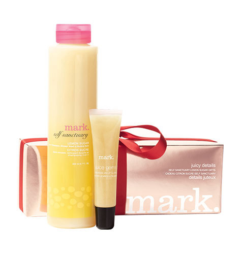 Avon mark Juicy Details Lemon Sugar Gift Set