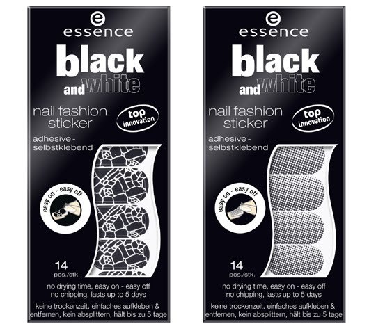 Essence Black & White Nail Fashion Sticker