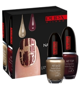 Pupa NAIL ART KIT Gold&Rouge noir