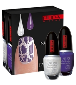 Pupa NAIL ART KIT White&Violet