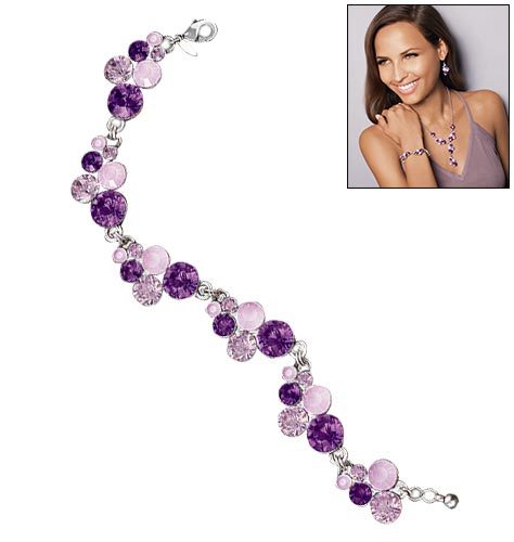 Avon Lovely Lavender Clasp Bracelet