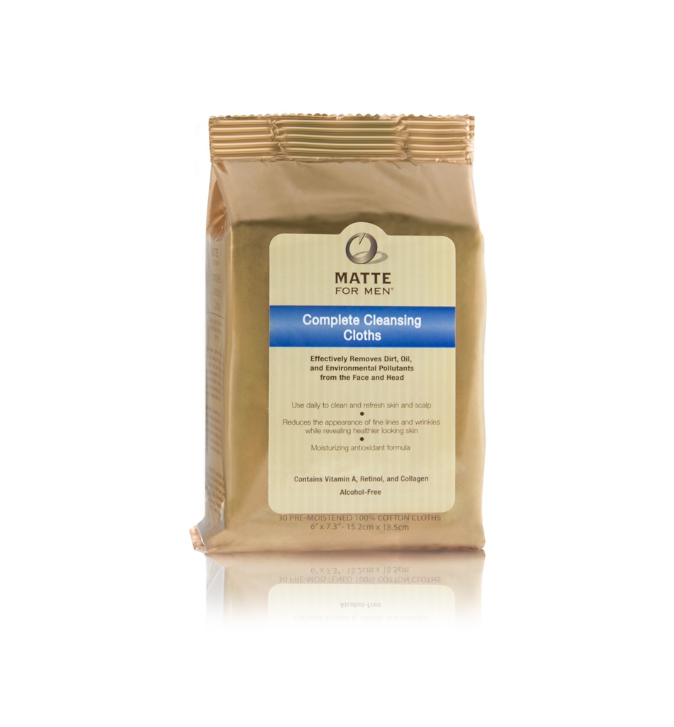 Matte For Men® Complete Cleansing Cloths