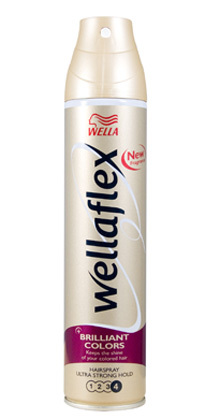Wella Wellaflex BRILLIANT COLORS HAIRSPRAY STRONG HOLD