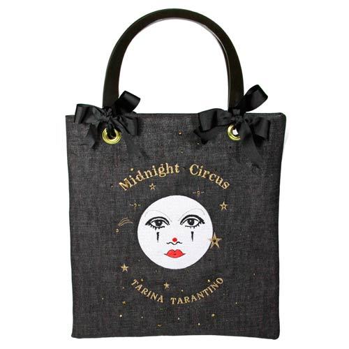 Tarina Tarantino "MIDNIGHT CIRCUS" EMBROIDERED TOTE