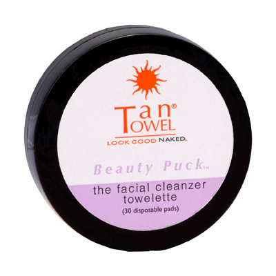 TanTowel Beauty Puck The Facial Cleansing Towelette