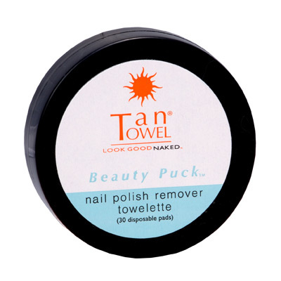 TanTowel Beauty Puck Nail Polish Remover