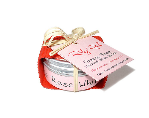 Ruby Red Organic Rose Whipped Shea Butter