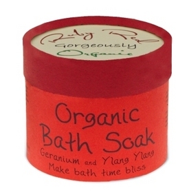 Ruby Red Organic Bath Soak with Rose Geranium & Ylang Ylang