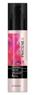Pantene CURLY HAIR SERIES HAIRSPRAY (NON-AEROSOL)