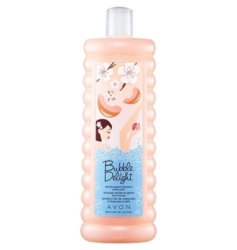 Avon Vanilla Peach Blossom Bubble Delight Bubble Bath