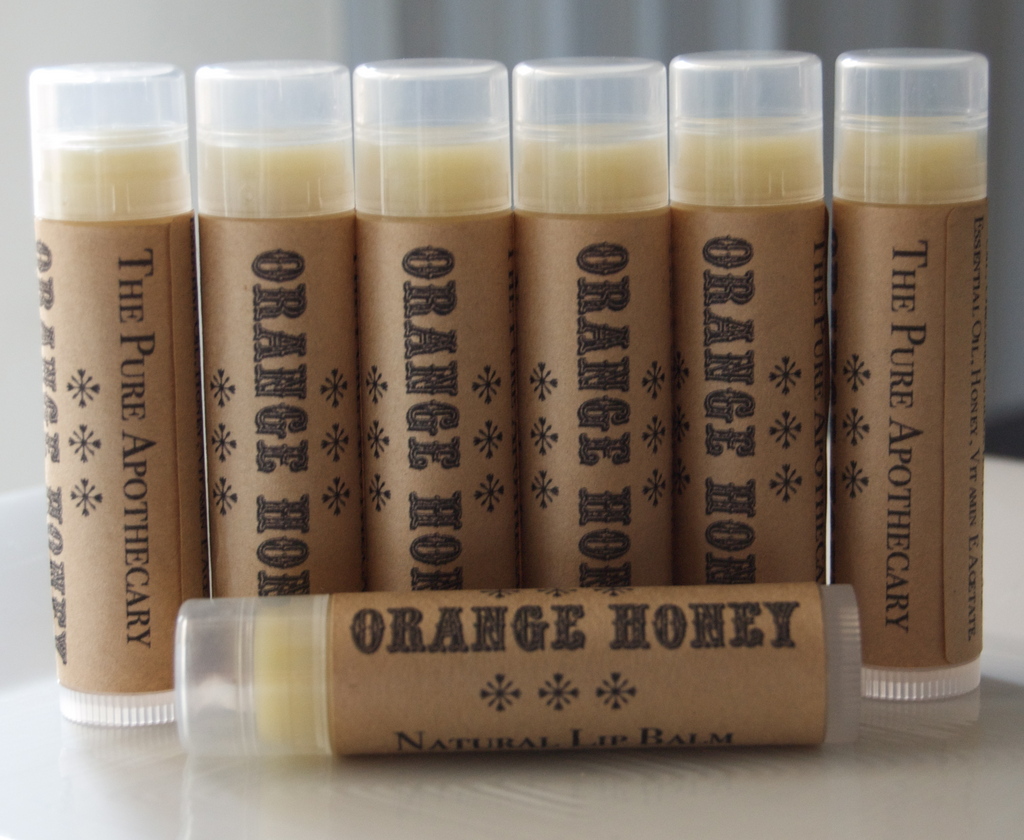The Pure Apothecary Orange Honey Lip Balm
