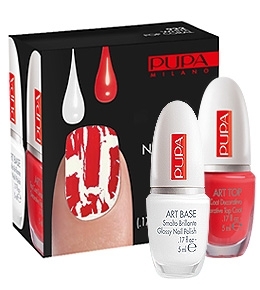 Pupa NAIL ART KIT White & Pop Coral