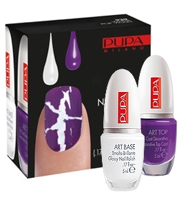Pupa NAIL ART KIT White & Pop Violet