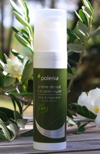 Belesso en Provence Bio night cream with Royal Jelly - Polenia