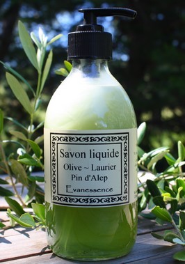 Belesso en Provence Laurel Olive and Alep liquid soap - pump